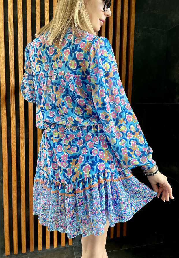 Wzorzysta sukienka damska