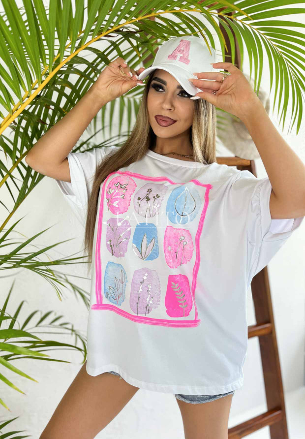 T-shirt damski oversize