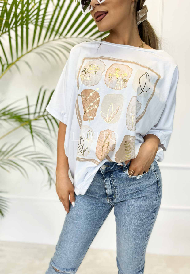 T-shirt damski oversize
