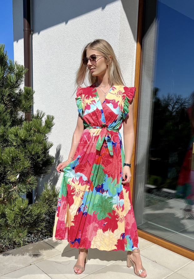 Sukienka maxi we wzory