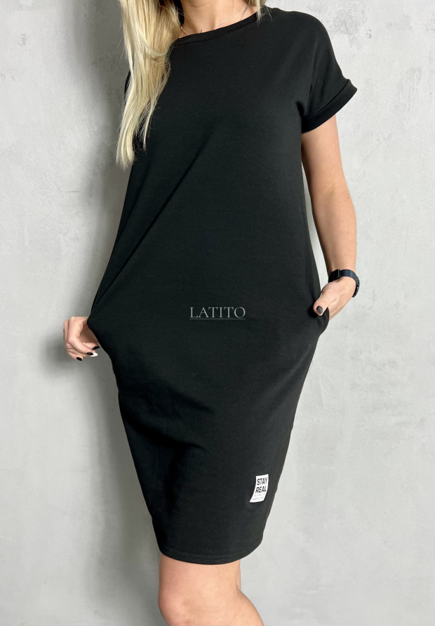 Sukienka dresowa Paradise Black