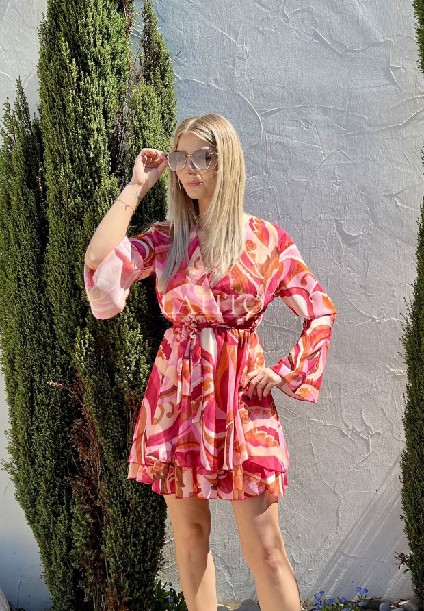 Sukienka damska we wzory Dalaja