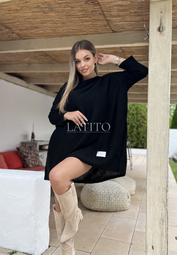 Sweter oversizowy Estrel Black
