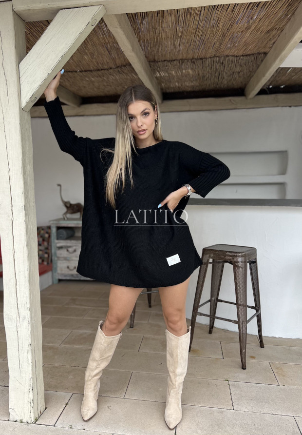 Sweter sukienka Estrel Black