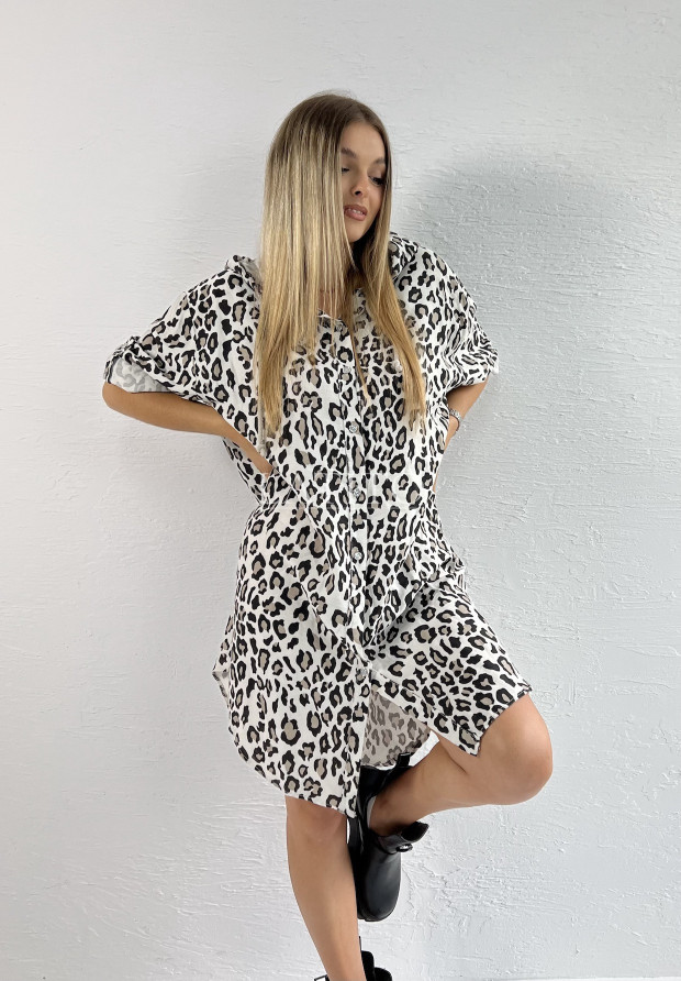 Sukienka w panterkę