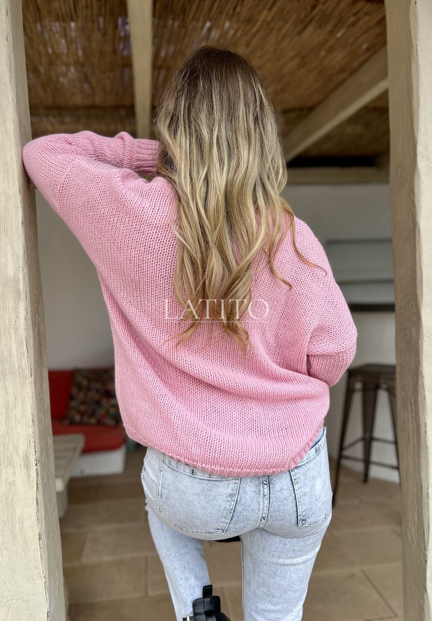 Sweter damski krótki