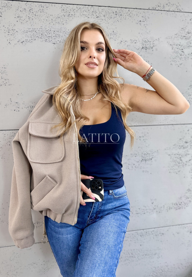 Top Paula Navy Blue