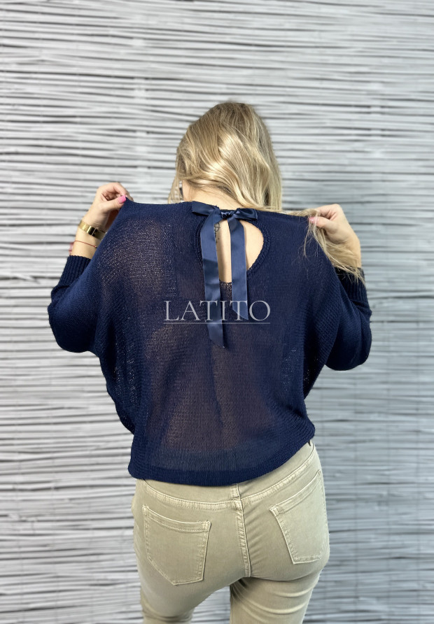 Sweter transparentny