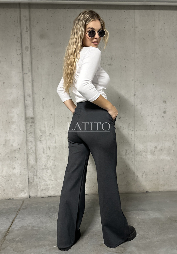 Damskie spodnie z przeszyciem