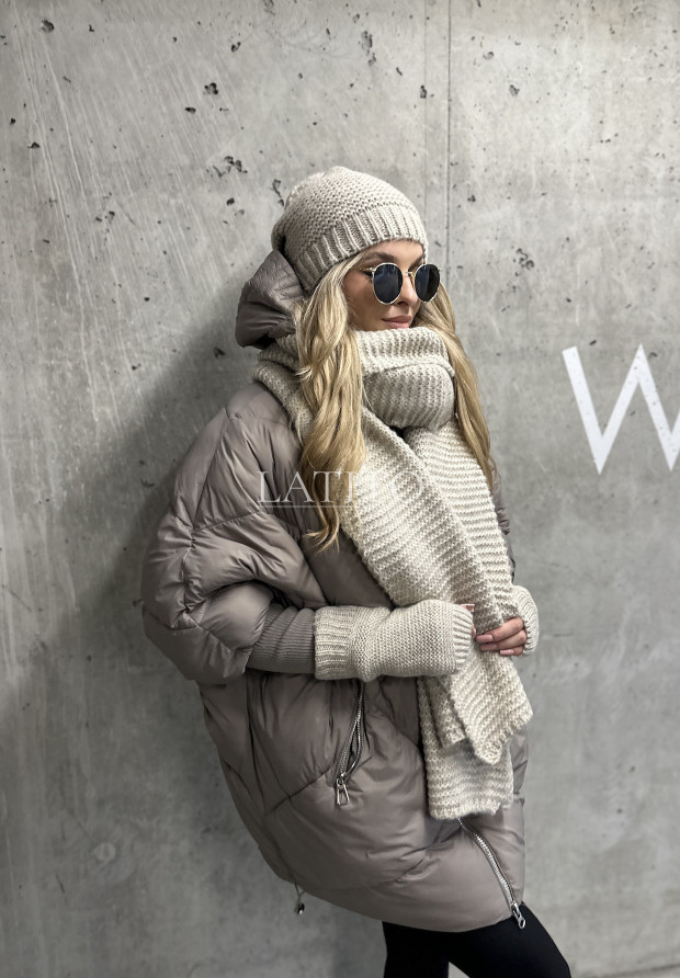 Komplet zimowy z czapką