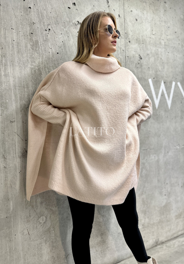 Sweter z golfem