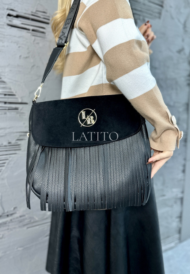 Torebka z frędzlami Diane Black