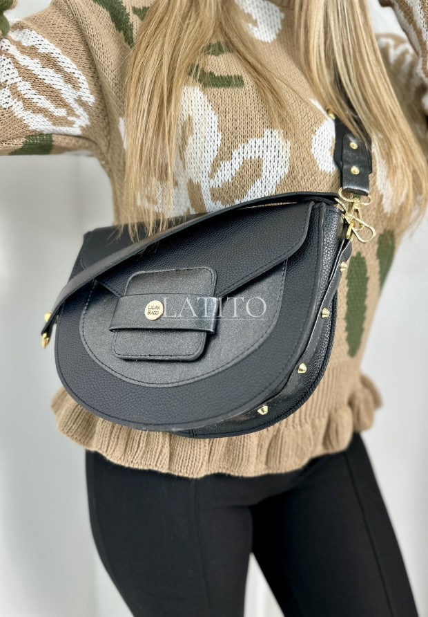 Torebka z ćwiekami Rock Black