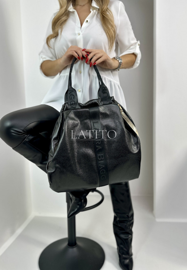 Torebka worek Nisa Black