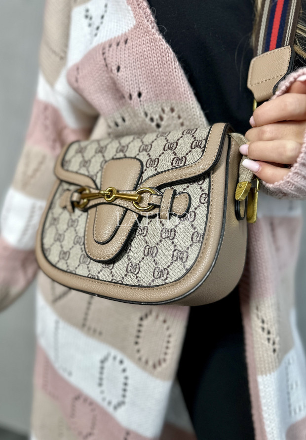 Mała torebka Clamp Beige