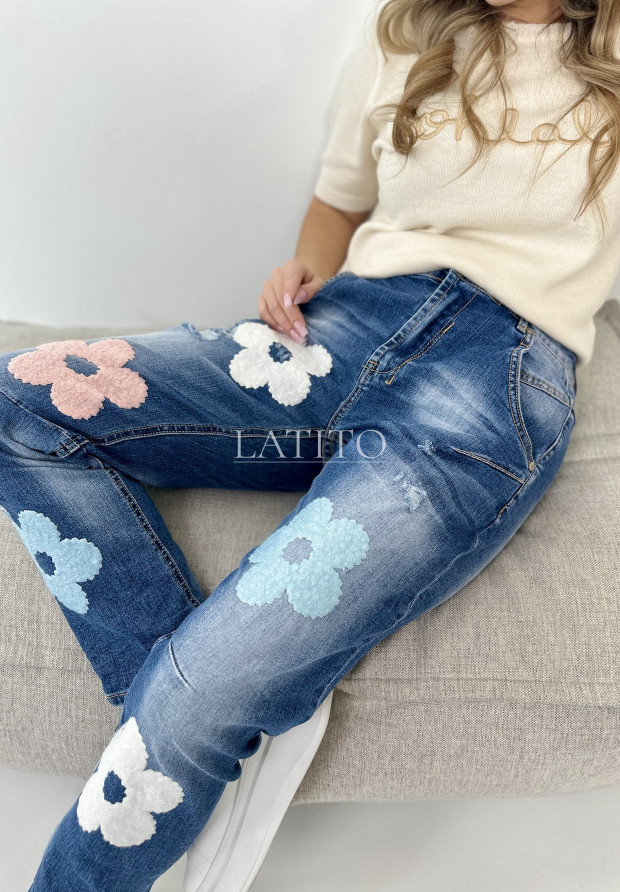 damskie spodnie jeansowe