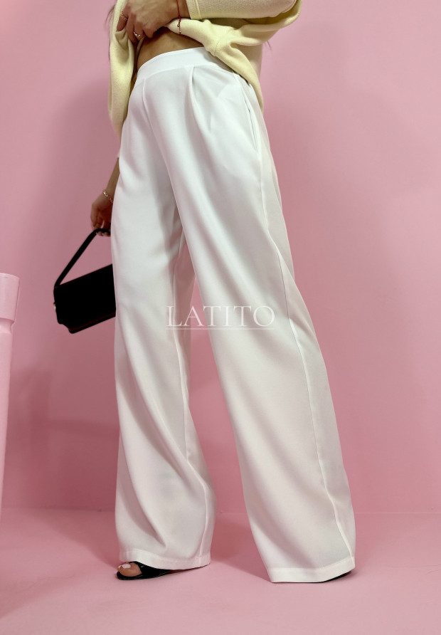 Eleganckie spodnie Serafino White