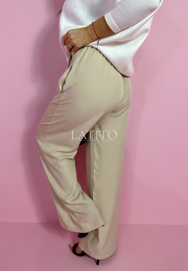 Eleganckie spodnie Serafino Beige