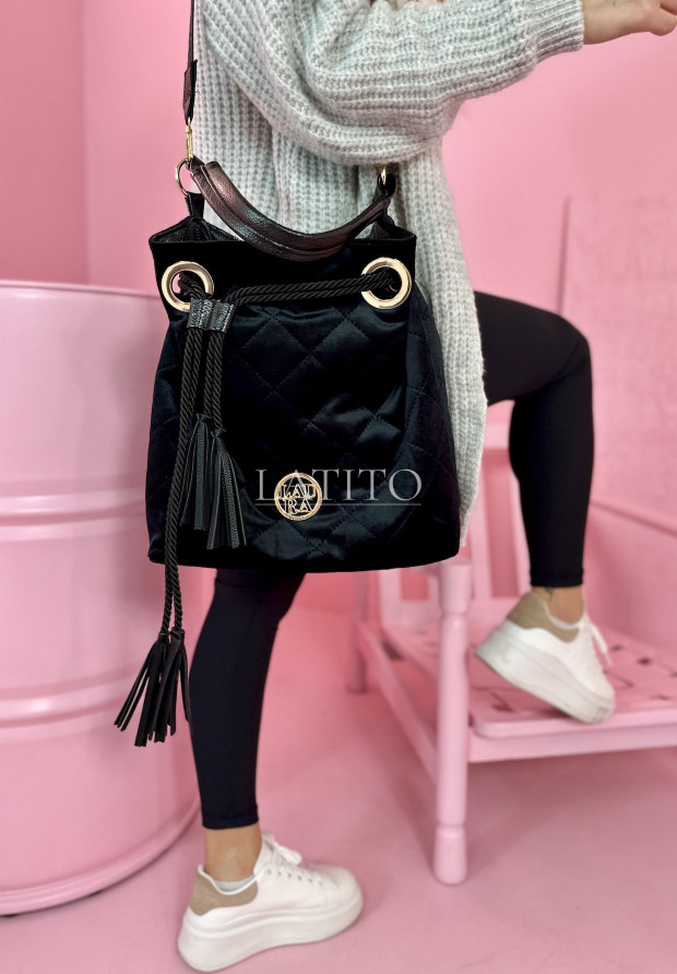 czarna torebka damska