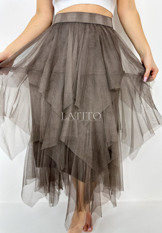 Elegancka długa spódnica