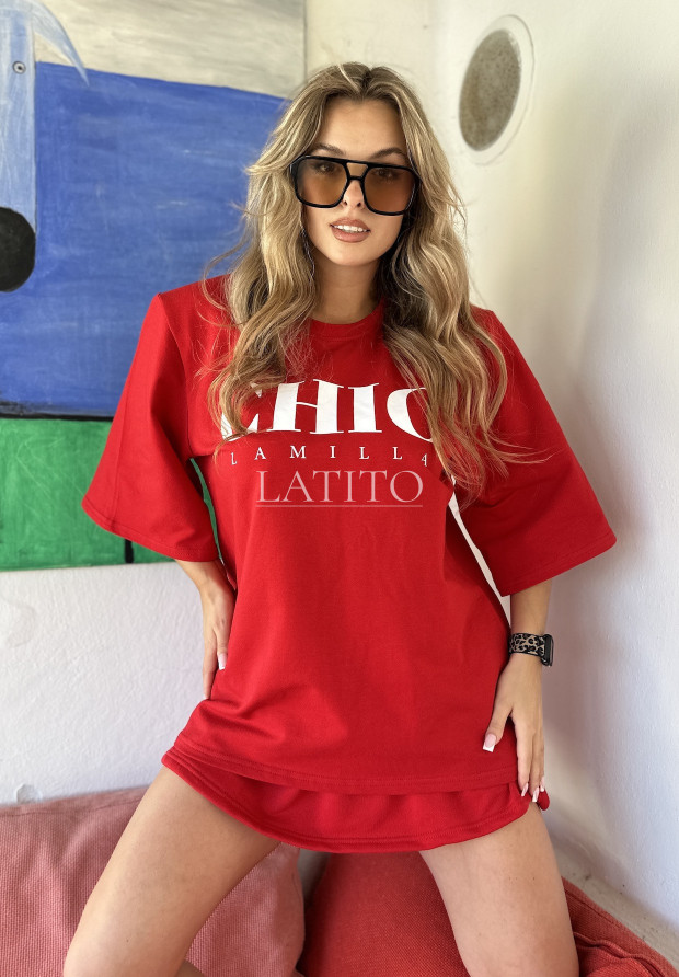 Oversizowy t-shirt