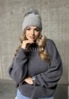 czapka-z-naturalnym-pomponem-rosso-grey-