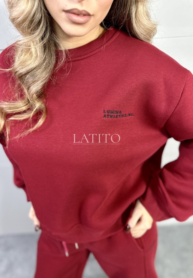 Oversizowa ocieplana bluza