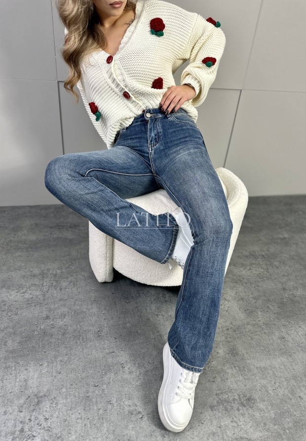 Spodnie jeansowe damskie