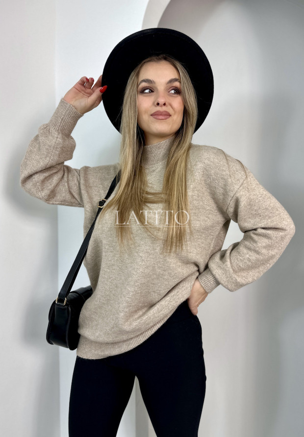 Sweter z półgolfem Dolce Mocca
