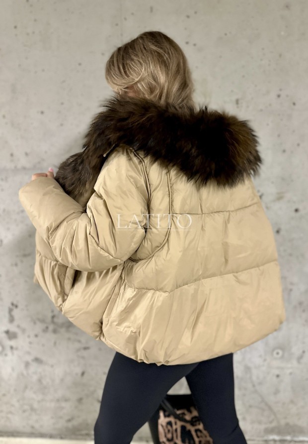 Puchowa damska kurtka