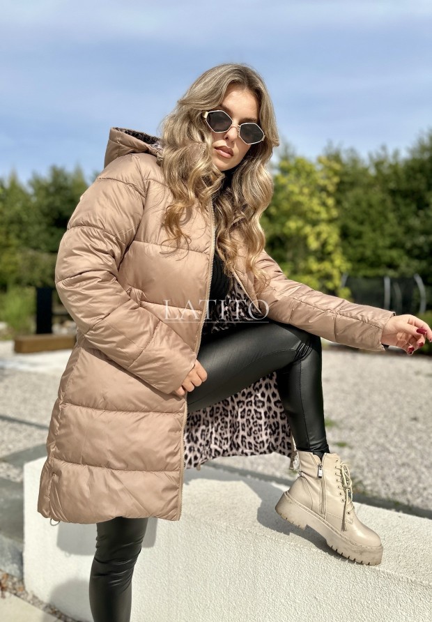 Dwustronna kurtka Cutie Brown